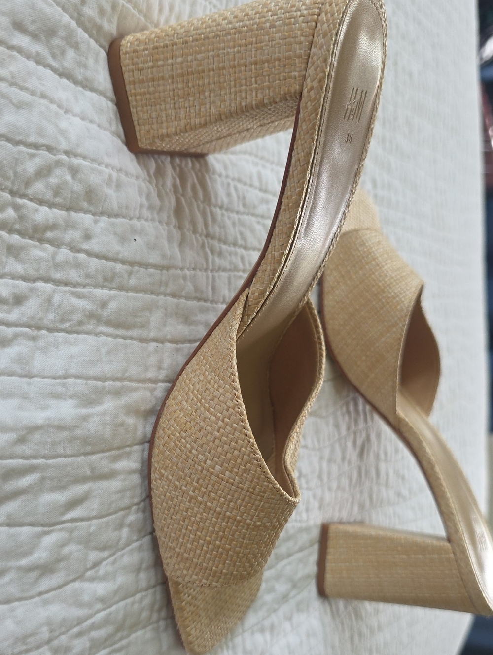 Straw Sandals Size 38 - Picture 6 of 12